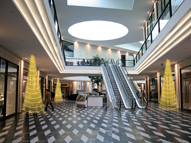 商業(yè)場(chǎng)所使用指向性好的音響